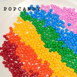���ӷQ�����l��������ɫɢ��DIY����С����3-4mm��������Q��