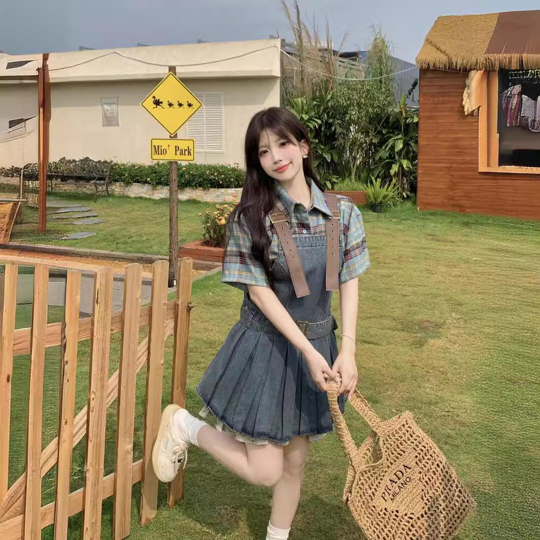  夏  M-4XL 大きいサイズ シャツ スカート ワンピース