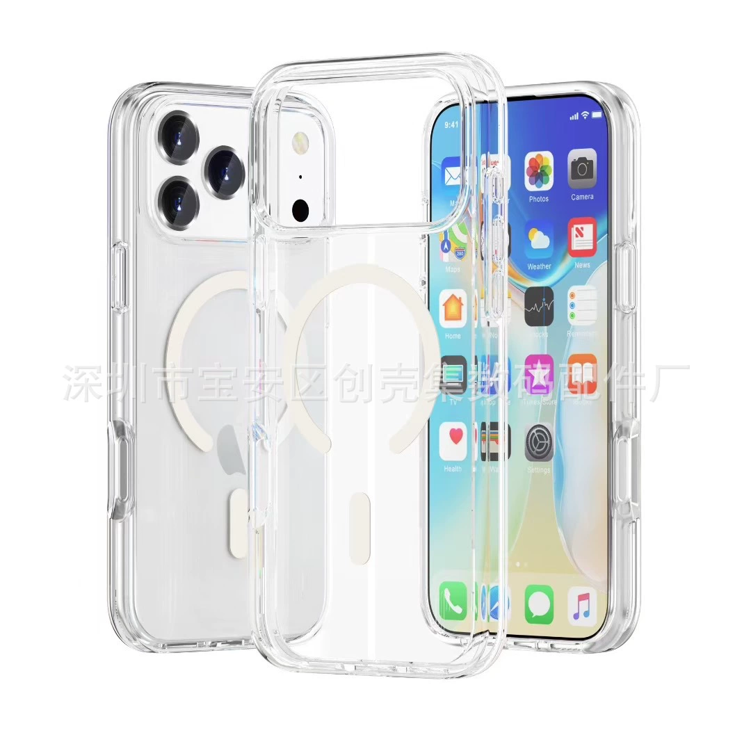 Совместимый защитный iPhone 17, 17 Pro Max, 2 в 1, защита от падения