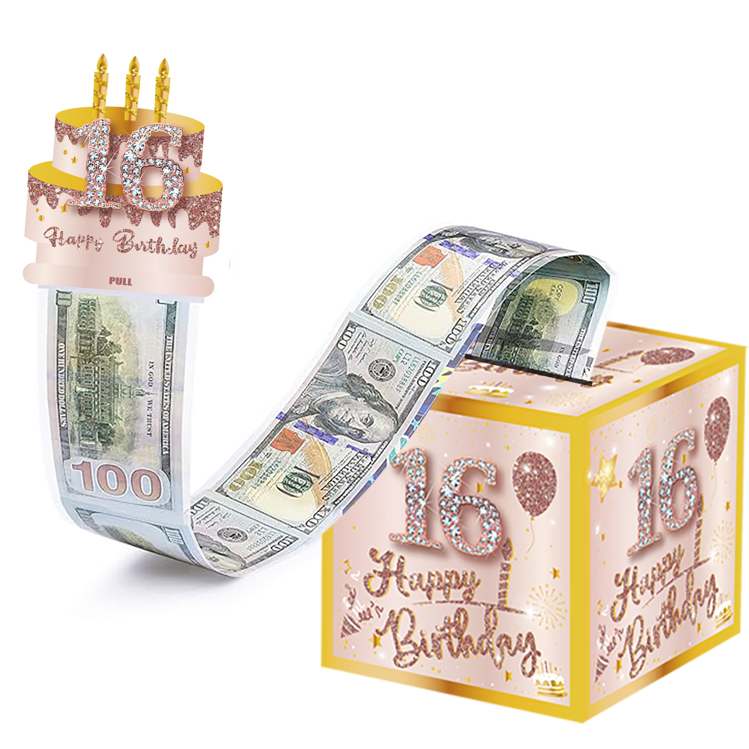现货粉金年龄16岁（独家设计款）