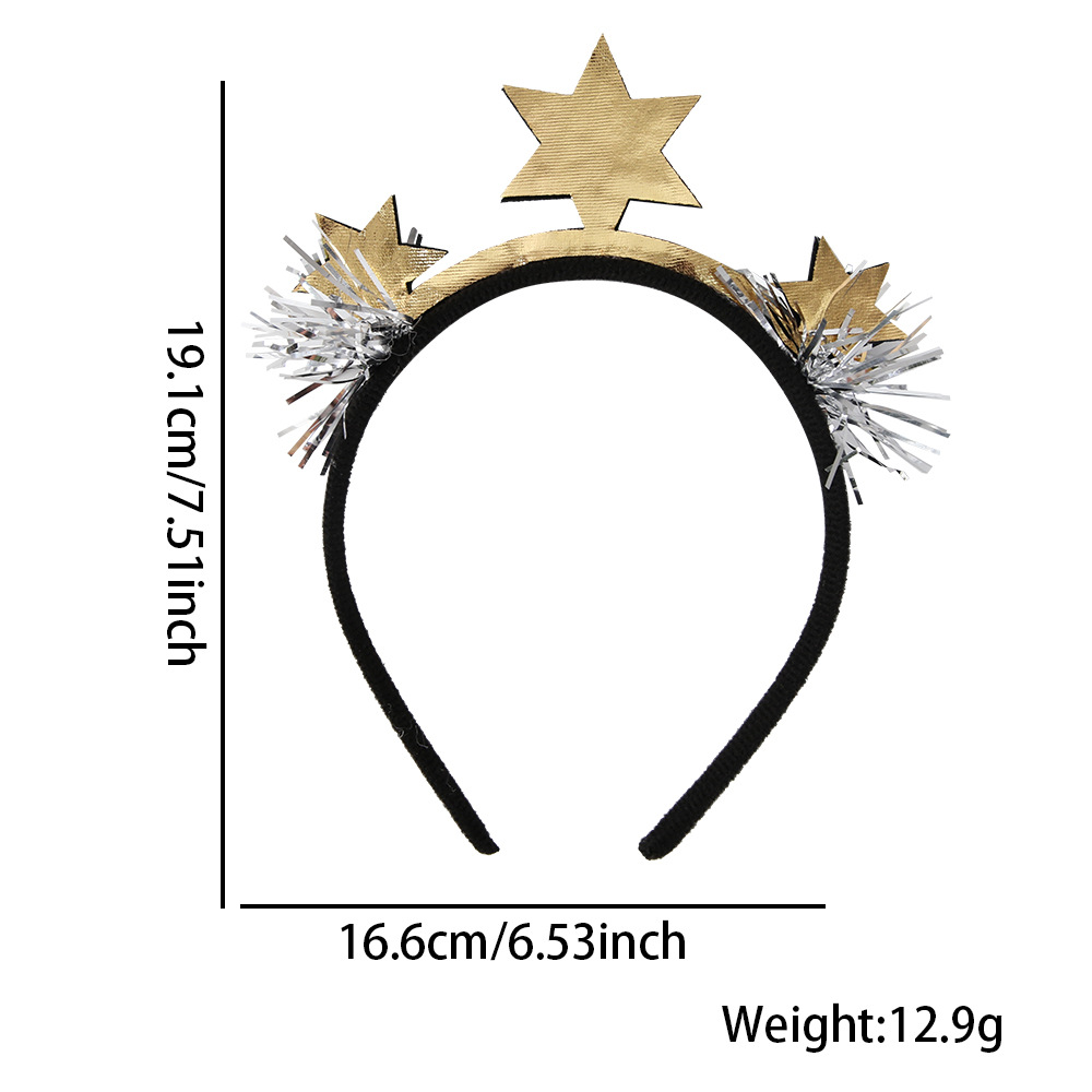 Diadema de Año Nuevo 2026, decoración para fiesta temática de Nochevieja, FELIZ AÑO NUEVO, diadema navideña de Año Nuevo para disfraces