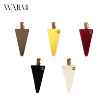 Wjia法式大牌同款插针底夹三角形可爱少女复古发夹百搭无痕刘海夹