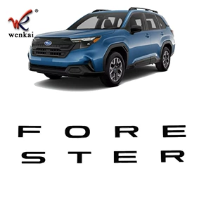 Subaru Forester (25) arxa baqaj avtomobil loqosu hərfləri SL seriyası parlaq zolaqlar