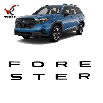 Suitable for 25 Subaru Forester Modified Rear Trunk Car Logo Letters Sl Series Special Bright Strips (Other Automotive Exterior Supplies) - piano-gloss-black