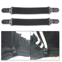 裤腿夹 裤管环 裤子防滑防皱靴子固定夹 可调式弹性马镫和腿背带