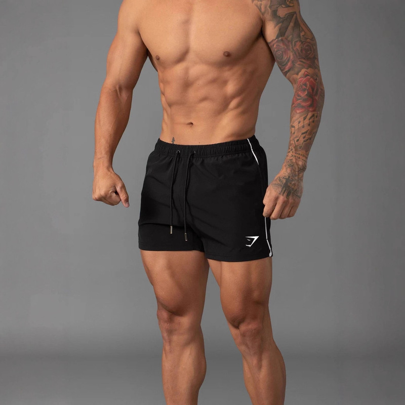 Gymshark New Men's Summer Breathable Quick-Drying Shorts for Fitness, Outdoor Training, Running and Leisure, Available in Multiple Colors