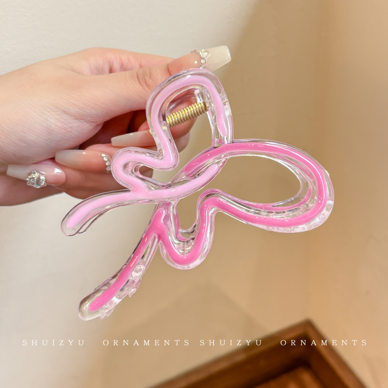 Clip de agarre, gran cantidad de cabello, horquilla esmerilada, horquilla simple, horquilla de tiburón, nuevo y exquisito tocado de alta gama, horquilla femenina