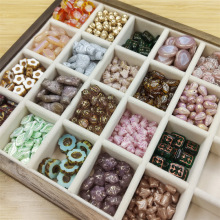 合集捷克珠子琉璃花瓣散珠diy手工串珠手链项链耳环配饰品