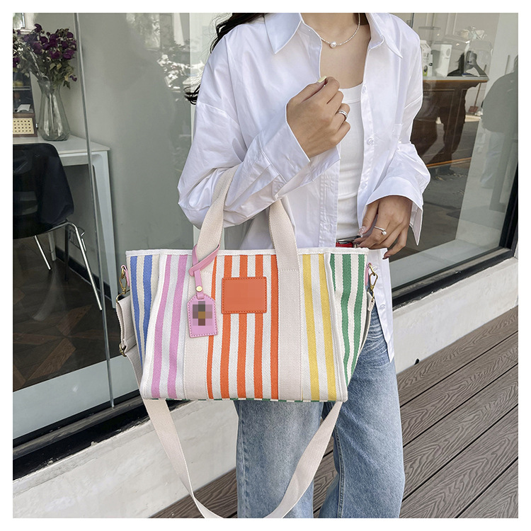 Bolso grande de cercanías para mujer, nuevo estilo de primavera, bolso de lona de viaje y vacaciones, bolso de cabeza de águila personalizado, bolso de mujer portátil de todo fósforo