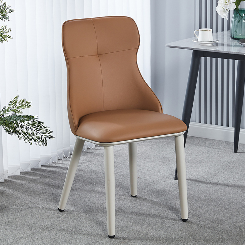 Silla de comedor moderna y simple silla de comedor de lujo ligera silla de comedor silla de mahjong confortable silla de recepción silla de hotel