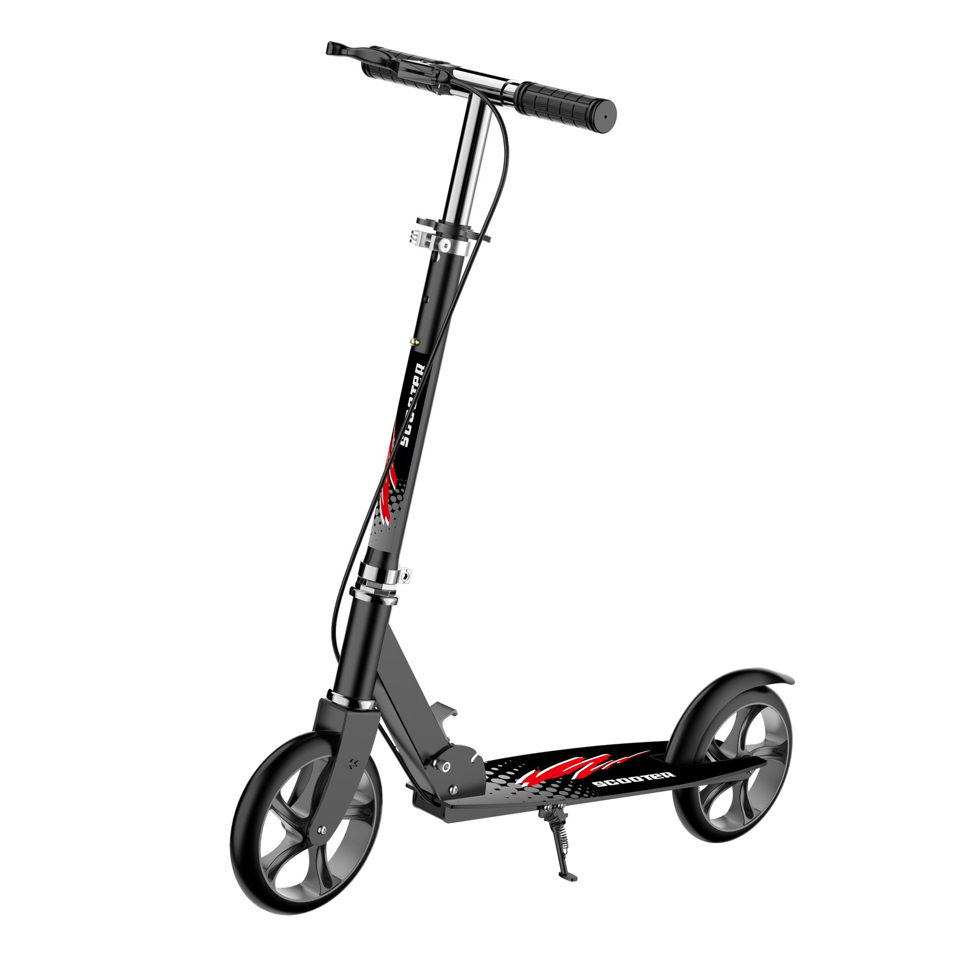 Scooter para adultos scooter adolescente rueda grande de dos ruedas dos ruedas plegable ciudad adulto freno de mano