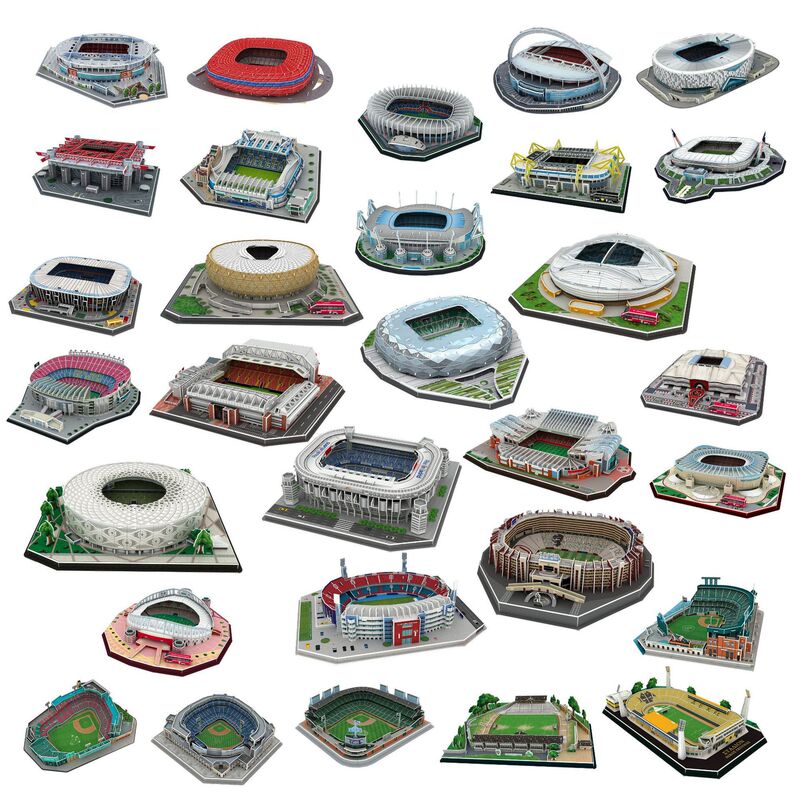 Cross-border 3d three-dimensional jigsaw puzzle football field model Real Madrid World Cup DIY mosaic building gymnasium toy gifts Cross-border 3d three-dimensional jigsaw puzzle football field model Real Madrid World Cup DIY mosaic building gymnasium toy gifts