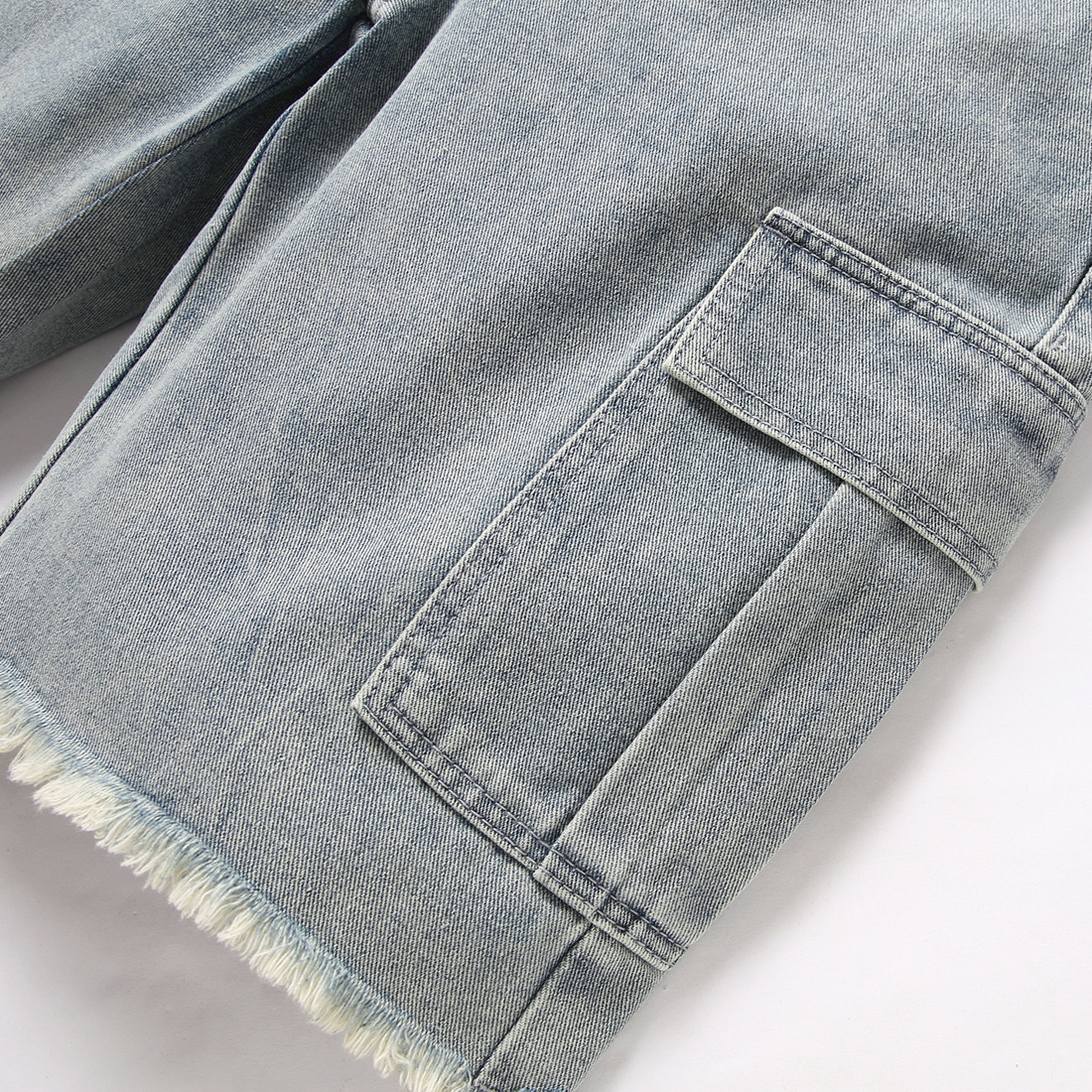Loose Denim Shorts For Men Summer Casual Versatile Five Point_voghion.com