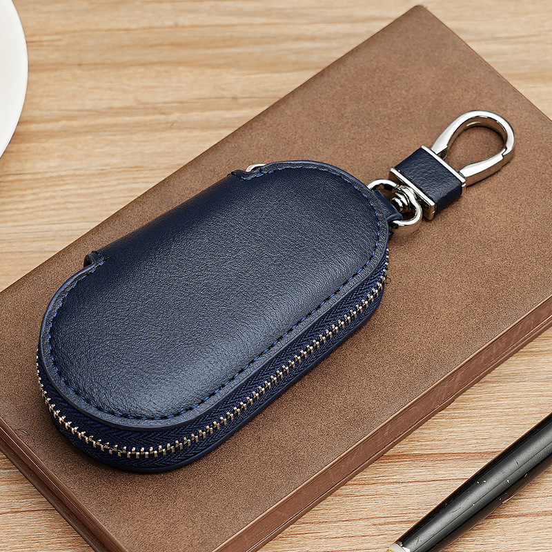 Moda transfronteriza de viaje de negocios bolsas de llaves de automóviles modelo universal para hombres y mujeres bolsas de llaves de cuero mini bolsas de llaves