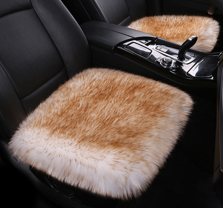 智贝详情图_14冬季汽车羊毛绒坐垫无靠背座垫长毛座垫女毛垫加