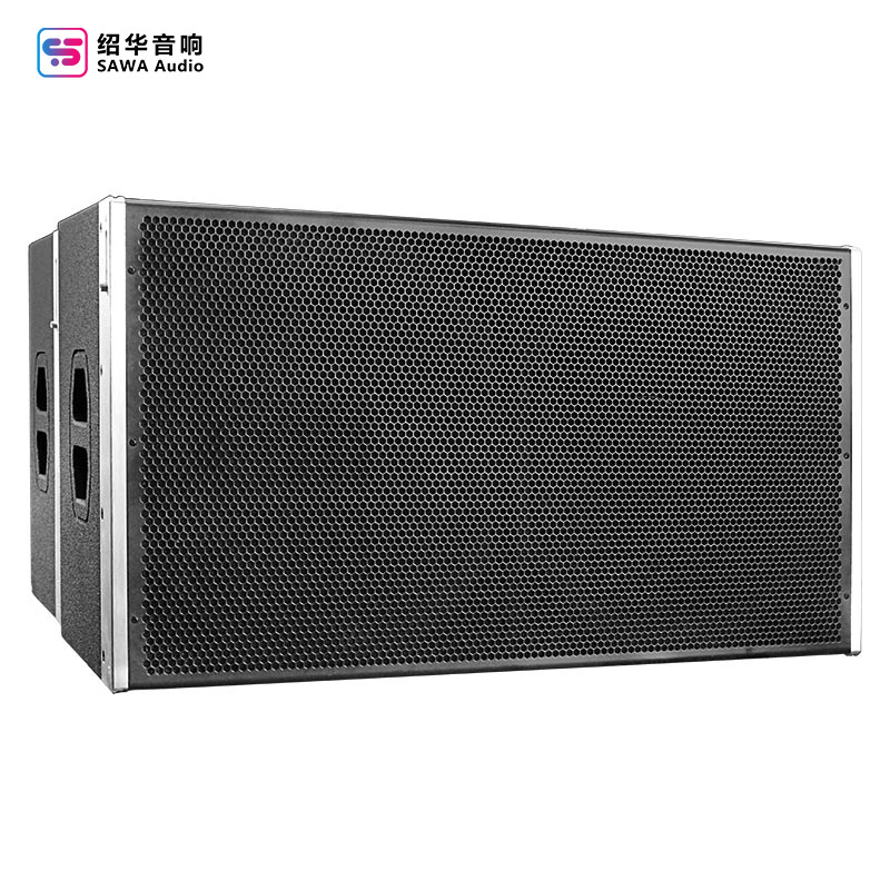 Ventas directas de fábrica doble de doce pulgadas de línea de matriz de audio profesional de gran rendimiento al aire libre etapa de audio line array equipo de altavoces