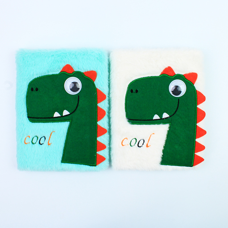 Nuevo creativo 32k cuadernos de peluche bordados lindos dibujos animados niños estudiantes juguetes regalos cuadernos transfronterizos