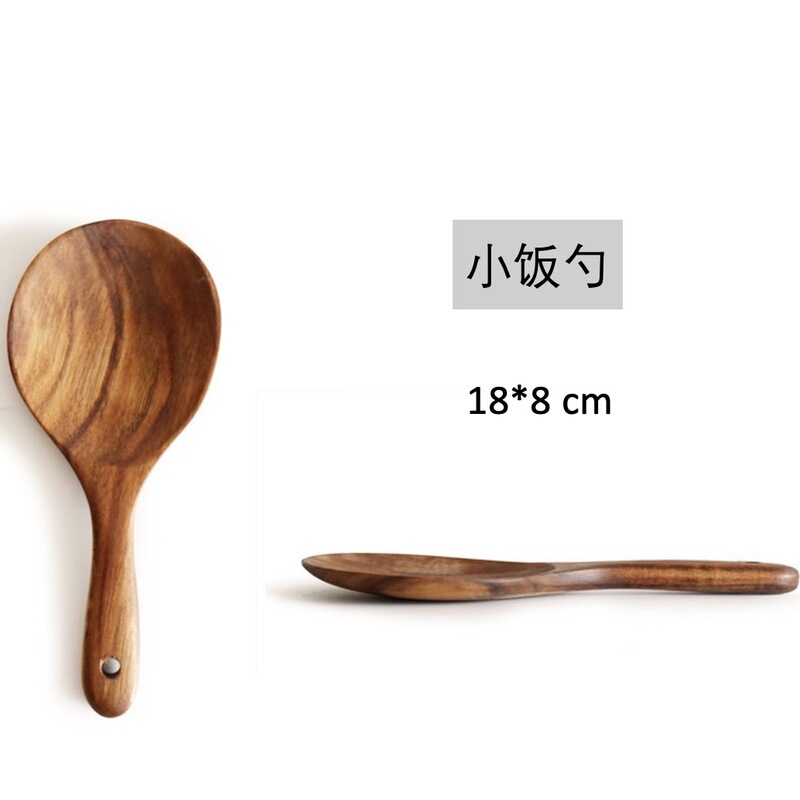 【PLUS限定】アカシア材スパチュラ 家庭用長柄木製スパチュラ 木製キッチン用品 ライススプーン 木製スプーン ノンスティック調理用|undefined