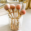 Brand metal crystal, golden coloured pencils, glossy pens holder, brush, storage system, wipes, European style