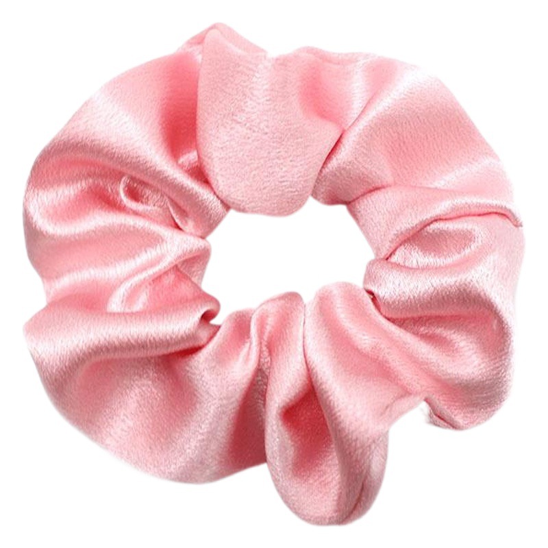 Jennie mismo estilo BM color sólido Crystal satén grande intestino pelo banda grasa salchicha cuerda de pelo transfronterizo europeo y americano tocado accesorios de pelo al por mayor