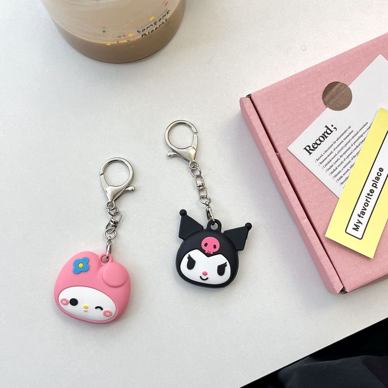 かわいい iPhone Apple トラッカー保護カバー Airtag 紛失防止デバイス収納ボックス漫画シリコンソフトケースに適しています|undefined