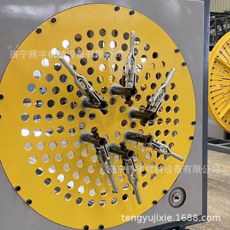 小型光伏桩成型机光伏站用光伏桩钢筋滚笼机全自动光伏笼成型机厂