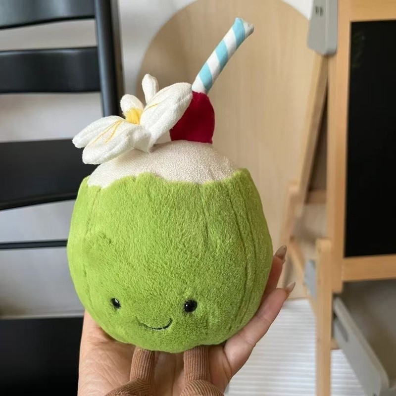 Jellycat野菜果物ネギトウモロコシキノコドングリクリスマス花輪ぬいぐるみぬいぐるみストラッププレゼント|undefined