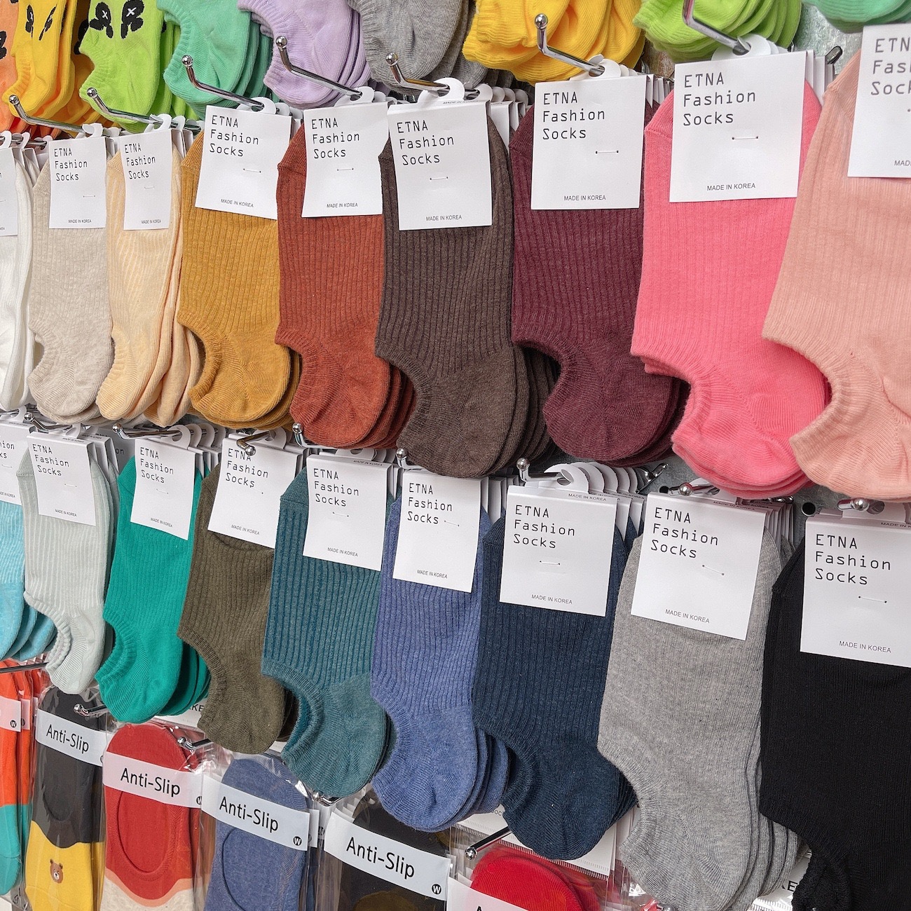 [Hanyang Youpin] Korean socks ladies 0368 new candy color solid color invisible socks combed cotton boat socks