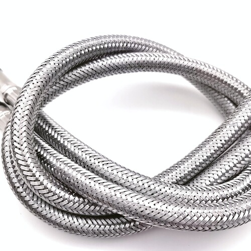304 stainless steel braided pointed nozzle soft tube faucet inlet pipe basin sink accessories hot and cold upper water supply