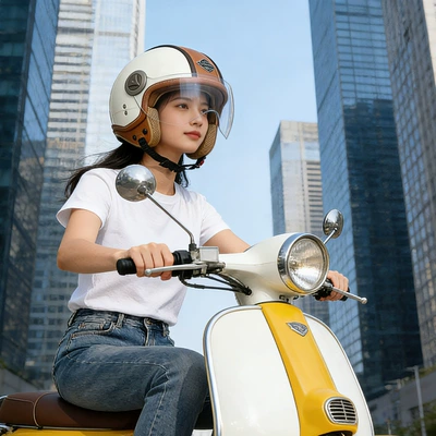 Sunscreen Helmet with Lens Winter Motosiklet kaskı (dəbilqə)