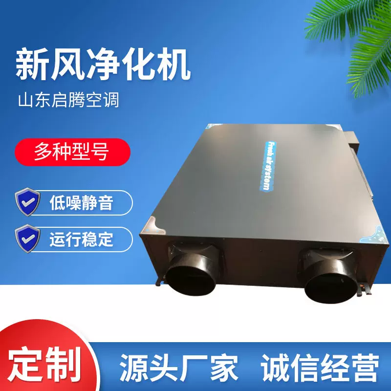 新风净化机办公新风换气机多型号低静音新风机组新风净化机组