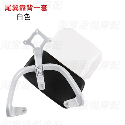 Electric car rear backrest | Suitable for Green Source electric vehicle - aftermarket-rear-wing-bracket-and-backrest-set-white-default-item