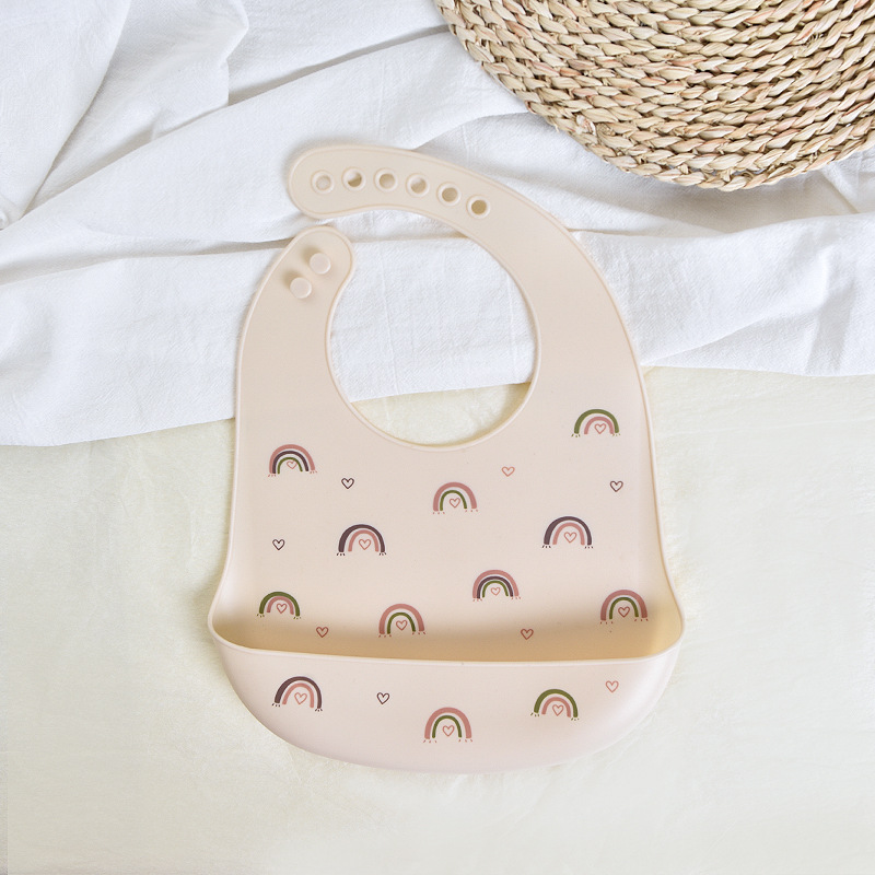 Bazo de comida de bebé impermeable silicona bolsas de comida suplementarias súper suaves para bebés portátiles Bazo de niños anti-sucio artefacto mágico