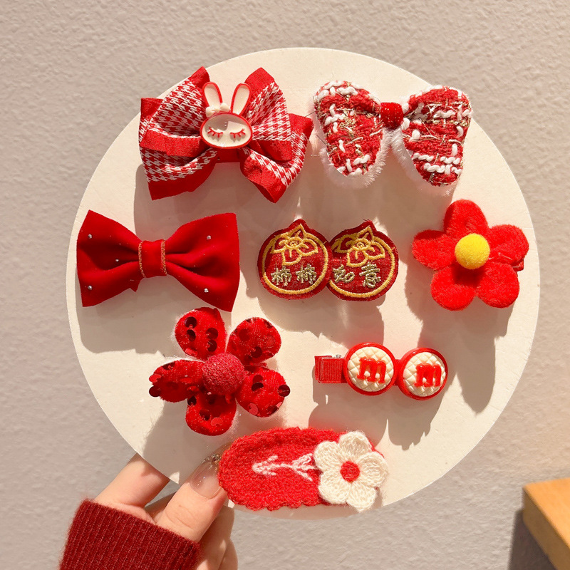 Peel de peluche para niños BB clip clip de peluche clip lateral para niñas lindas niñas toque de pelo para bebés