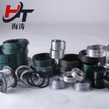 现货精品PVC包塑小盘丝 园林用PE涂塑小卷铁丝浸塑精排丝捆扎绑线