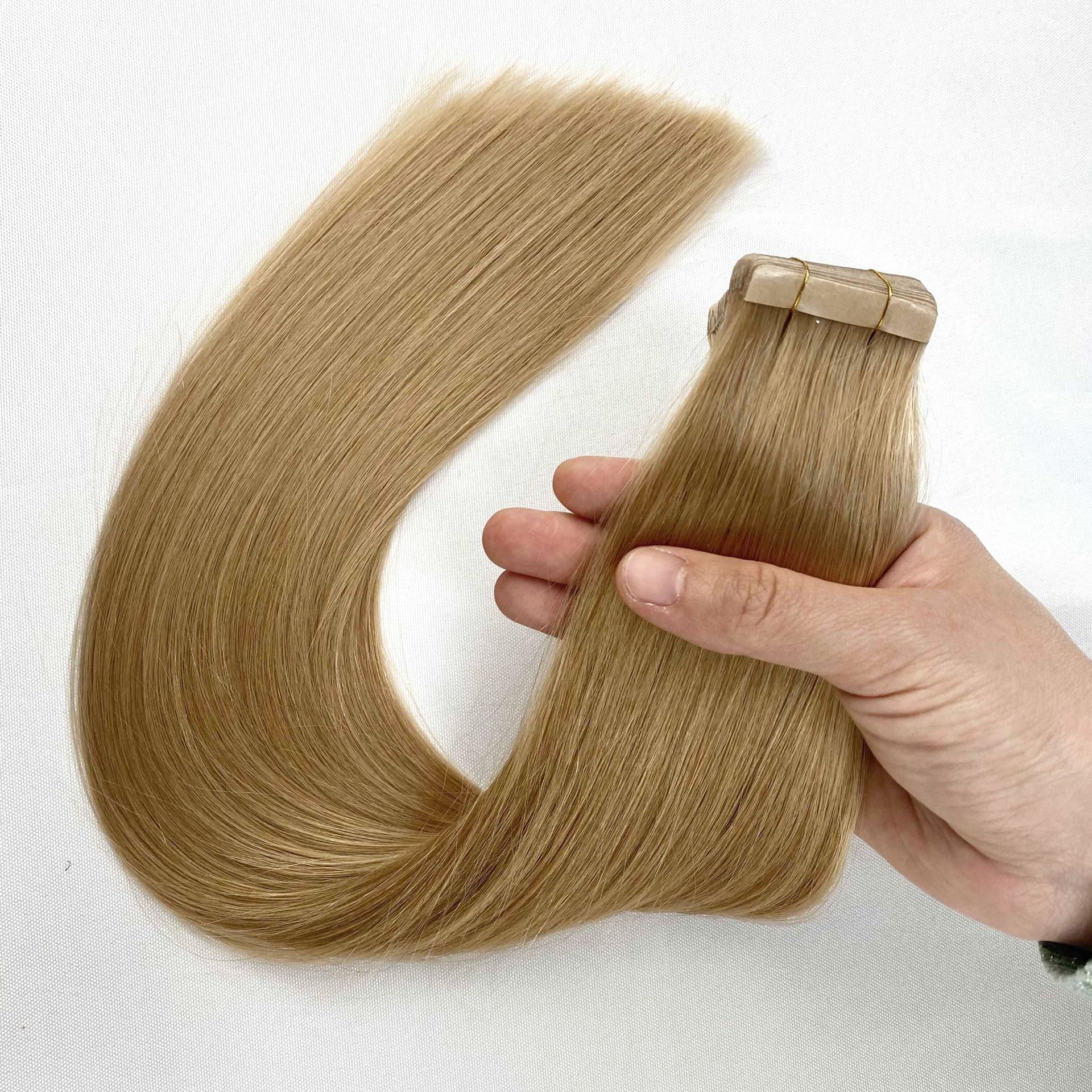 Real PU Tape-in Human Hair Extensions European And American Cross-border Wigs_voghion.com