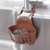 Simple kitchen sink drain rack water faucet hanging basket bathroom storage hanging bag