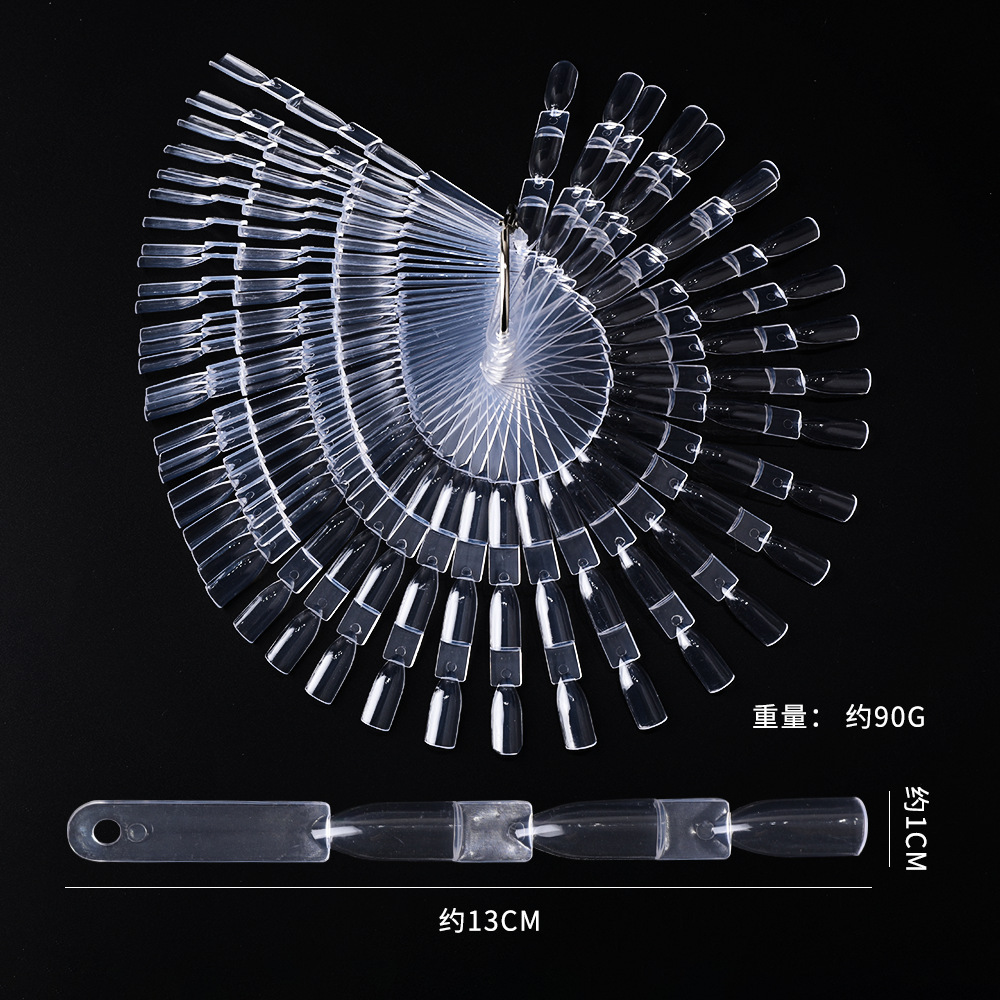 Tarjeta de color de bambú transparente 50 piezas 150 colores