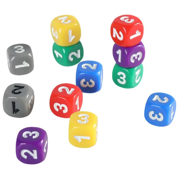 Cross-border source of goods No. 14 123 dice laser engraving math table games running group preschool education chess Dice 14mm