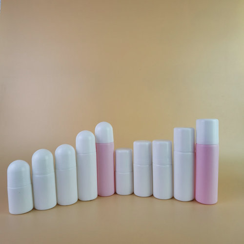 Wholesale plastic rolling ball bottle 50ml sub-bottle essential oil bottle antiperspirant perfume liquid packaging bottle 30ml rolling ball bottle