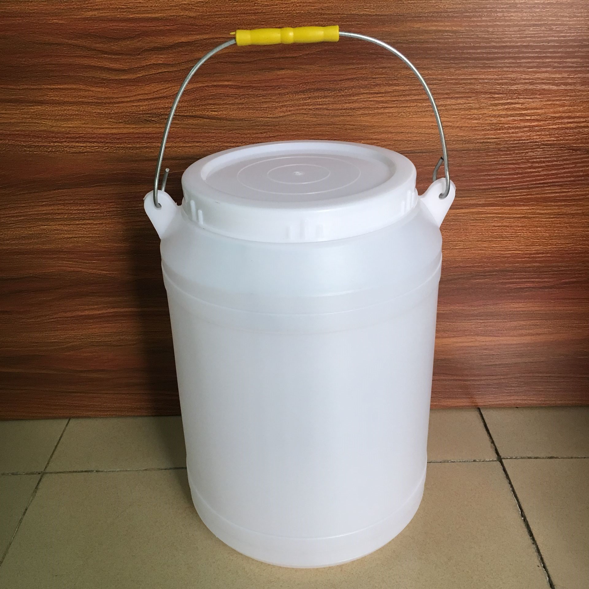 现货20L硅胶桶 20升塑料圆桶 化工直身20KG广口桶 加厚包装桶