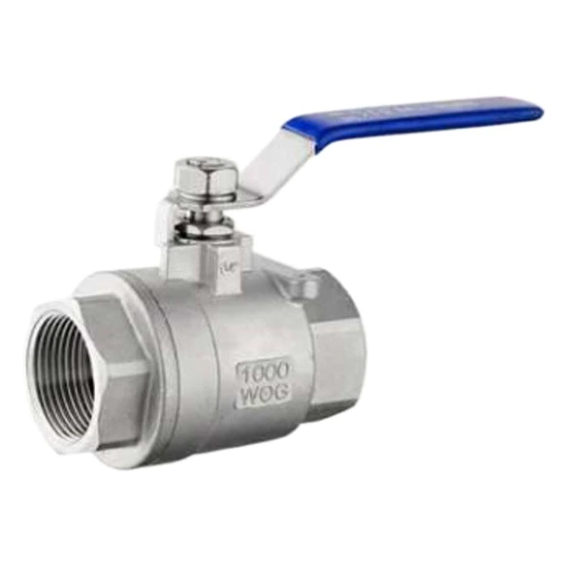 Шаровой кран из нержавеющей стали 201/304, 1/2 дюйма, 3/4 дюйма, 1 дюйм, двухсекционный водяной клапан с внутренней резьбой, переключатель прямого клапана