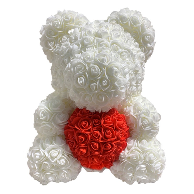 Oso de espuma de polietileno rosa, regalo creativo para el Día de San Valentín, Navidad o cumpleaños para novia o mejor amiga, directo de fábrica