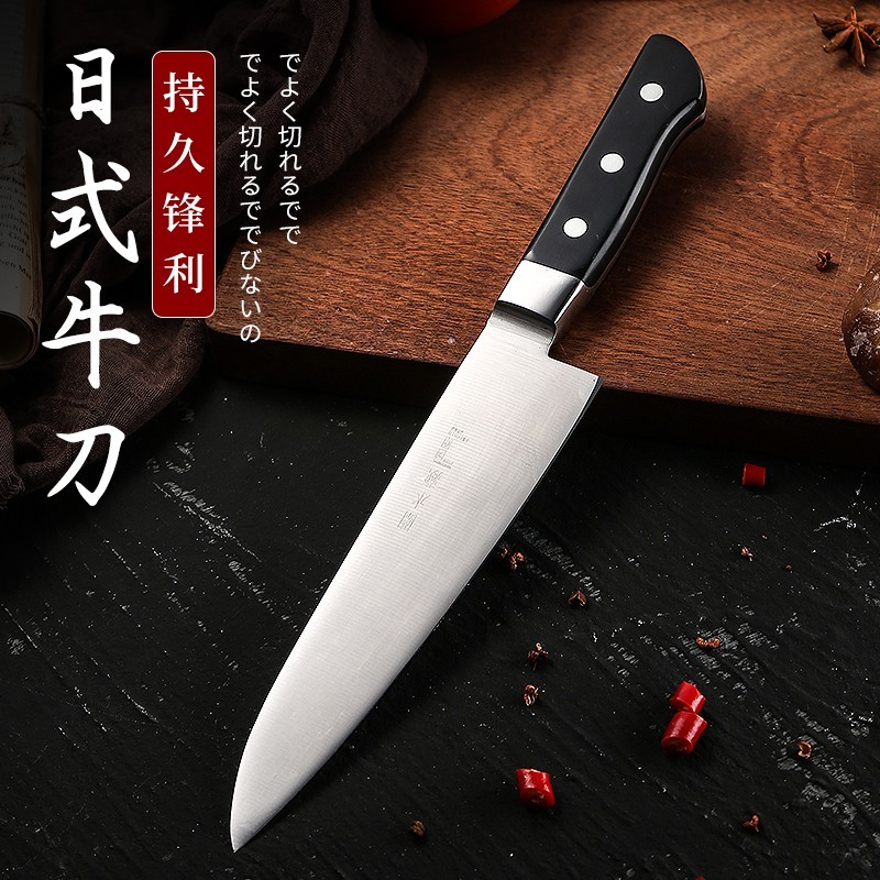 牛刀日式厨刀寿司刀牛肉刀分刀水果刀吧台刀KTV瓜刀西餐刀