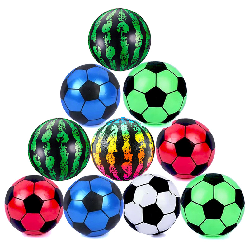 9 pulgadas simulación creativa 22CM cm forma de sandía plástico inflable PVC playa bola padre-hijo al aire libre juguete