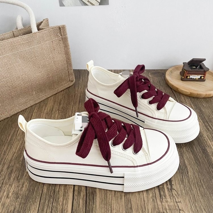 2026 nuevos zapatos de lienzo de otoño para estudiantes muffin skate 2026 principios de primavera alta image 8