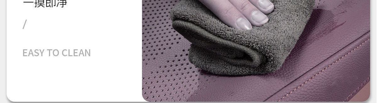 High-grade Nappa leather new single-piece women's seat cushion, purple seat pad, rear car seat cushion, suitable for all seasons