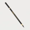 Fine high-end ebony wood with small regular script