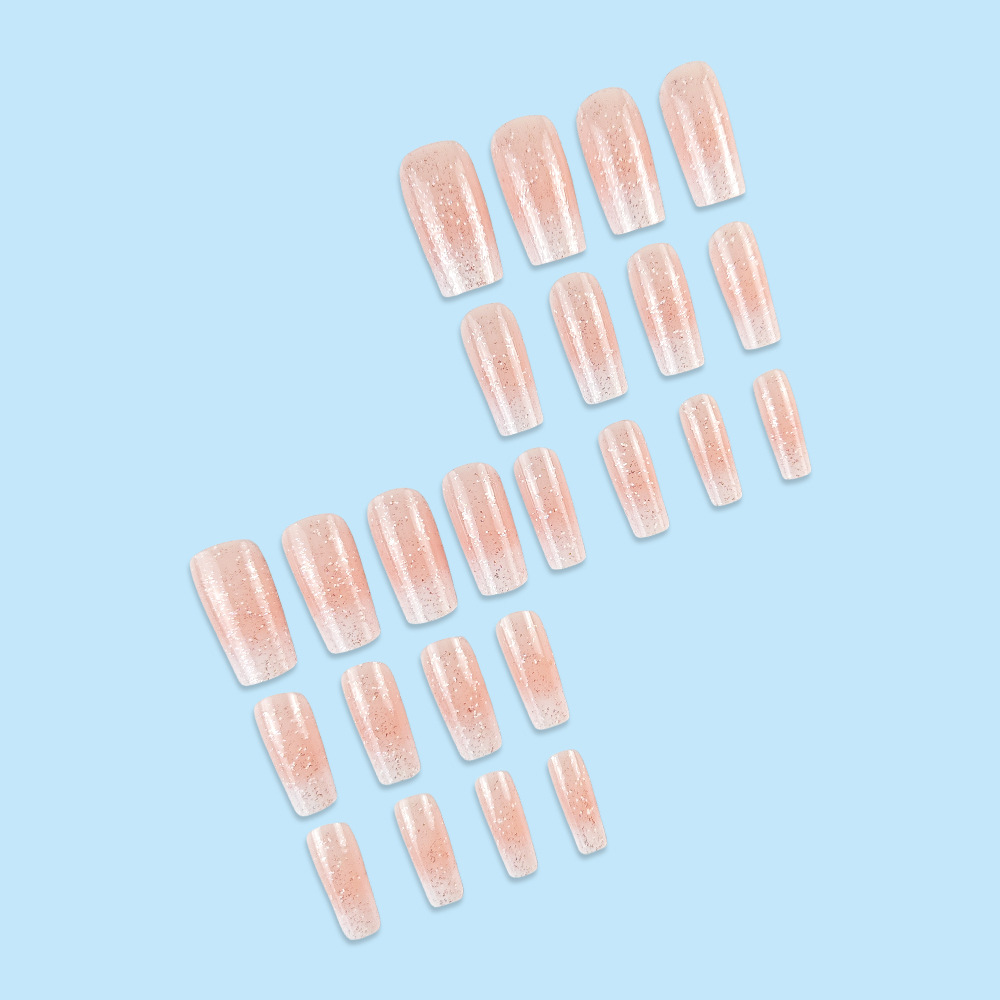 Parche de uñas de brillo de cielo estrellado simple