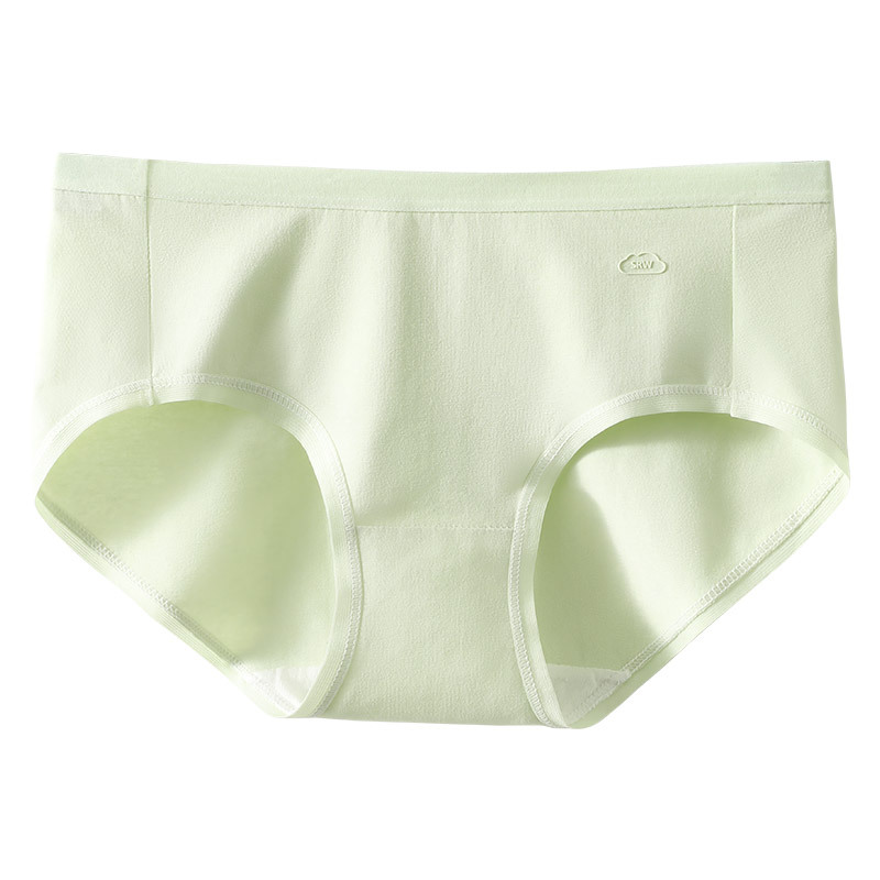 Ropa interior mujer algodón antibacteriano algodón transpirable entrepierna niña japonesa cintura media pantalones cortos triangulares cabeza sin costuras ropa interior de niña